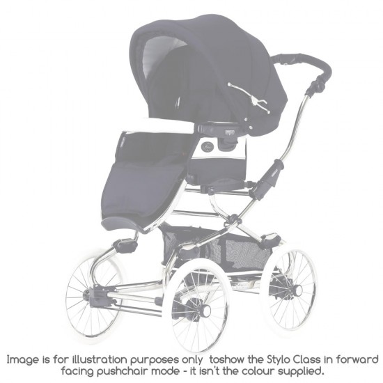 Bebecar Stylo Class Special 3 in 1 Pram Raincover FREE Bag Stormy Grey